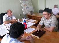 на встрече с заместителем главы администрации Ал-Гайского района