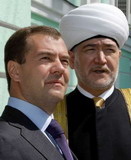 Равиль Гайнутдин и Дмитрий Медведев