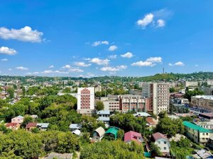 Гости Соборной мечети смогли увидеть Саратов с минарета