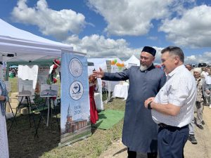 О юбилее Саратовской мечети узнали на Всероссийском Сабантуе